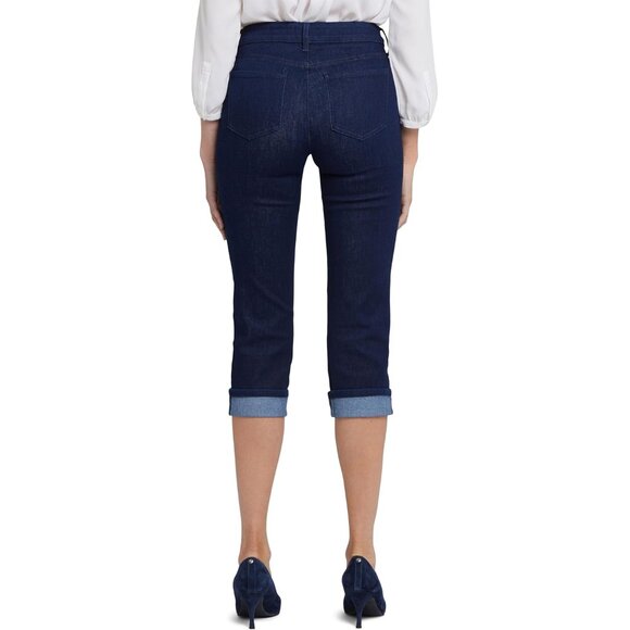 NWT NYDJ Women's Marilyn Straight Cuff Cropped Slimming Jeans Size 12 - Picture 3 of 3